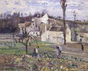 Cabbage patch near the village Camille Pissarro